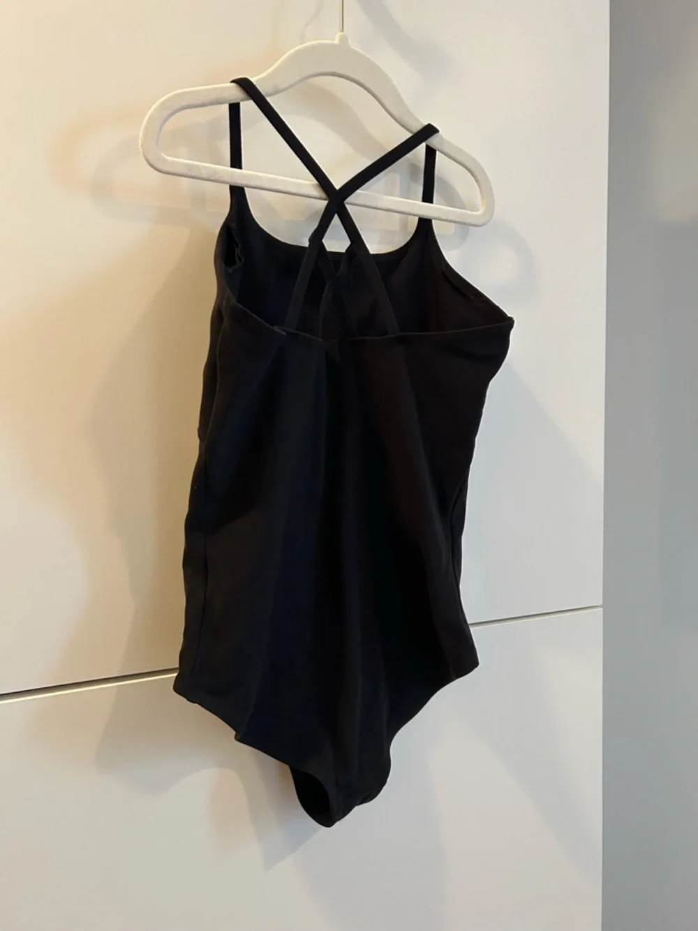 Athleta Girl Black Girls' Got Your Back Leotard - Size 12 - Picture 8 of 8